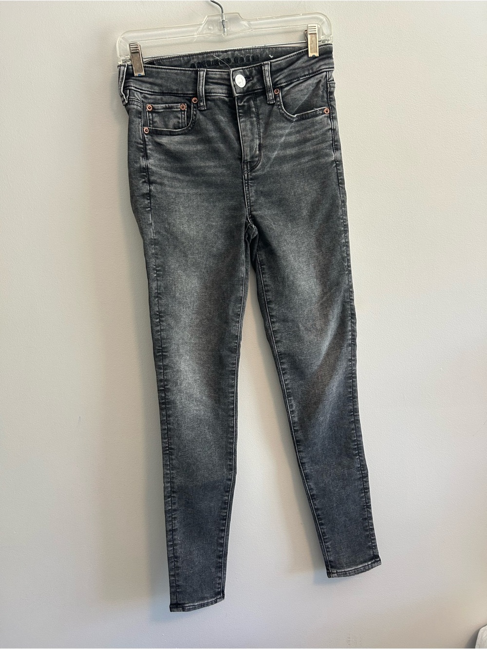 American eagle 4 black denim High-Rise skinny Jeans